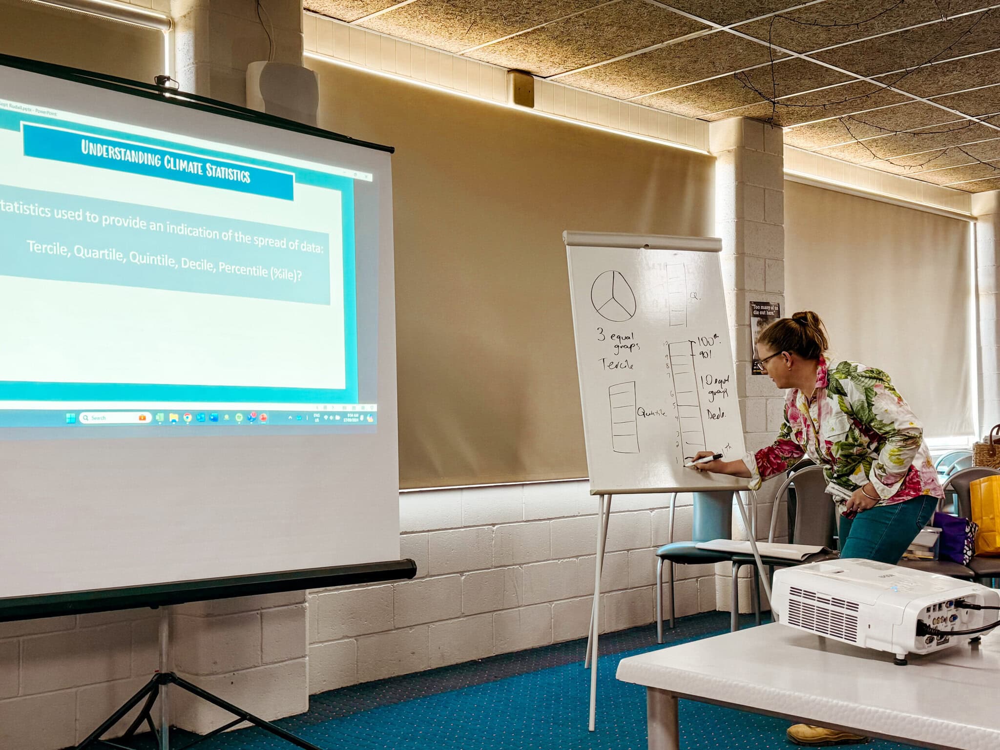 Mel Fraser presenting September 2024