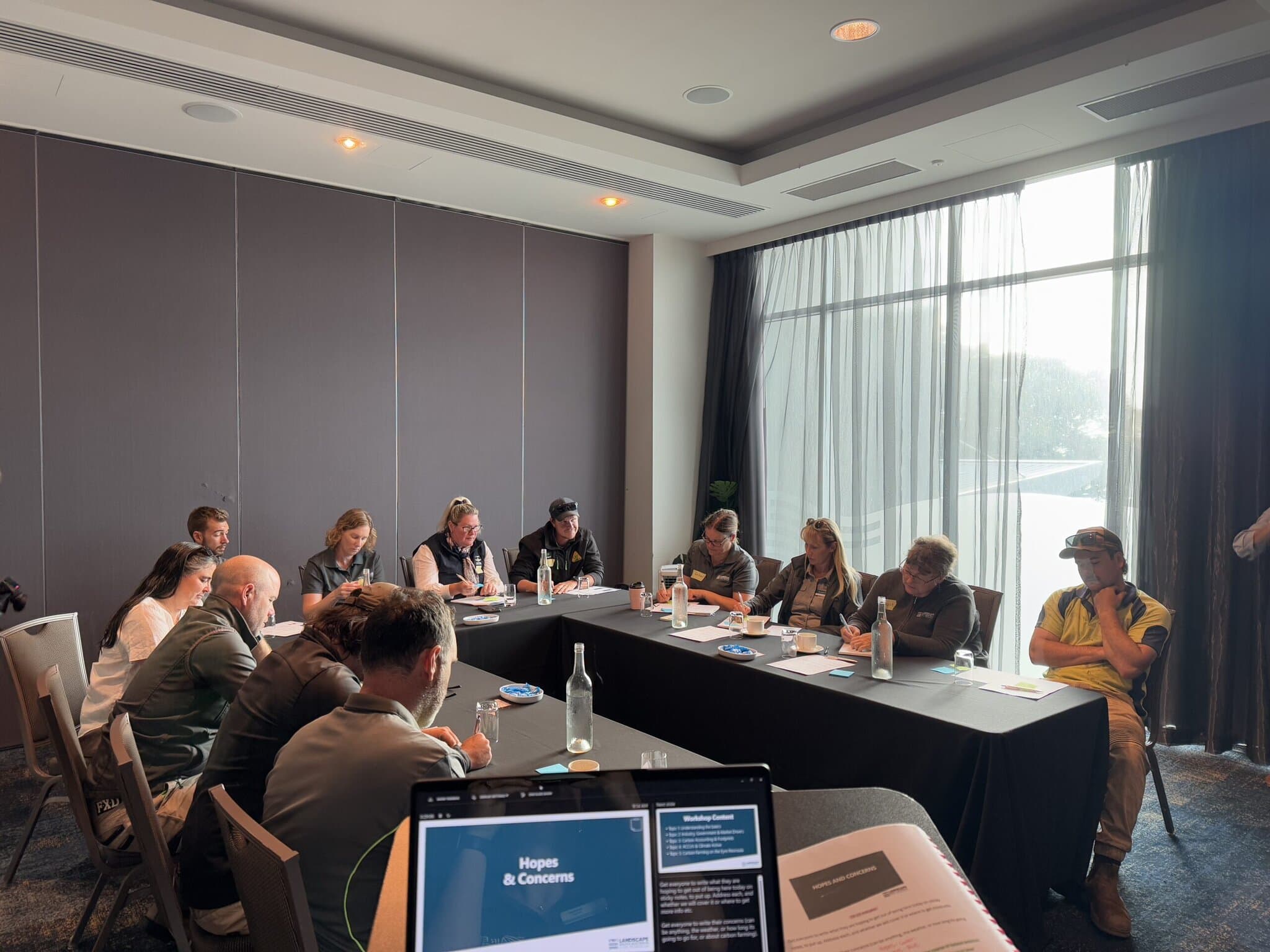 Participants at the Port Lincoln "Introduction to Carbon Farming" workshop on April 1 2025.