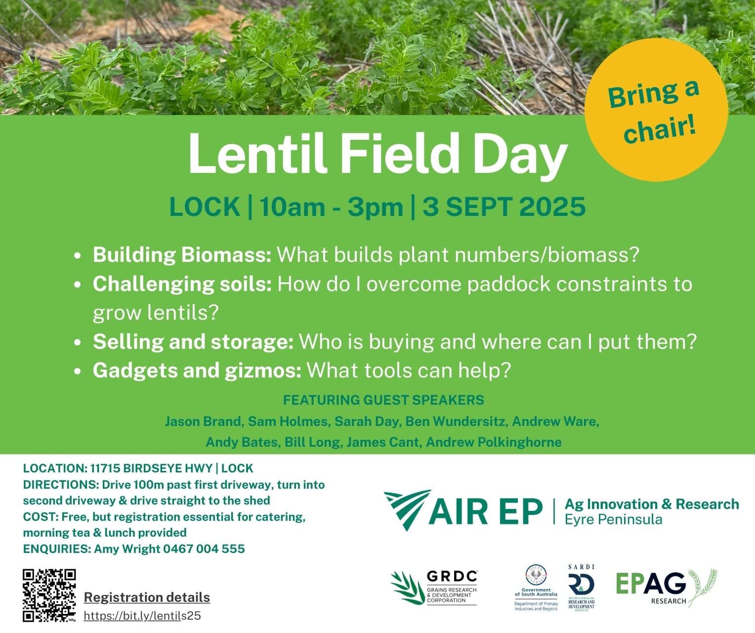 Lentil Field Day 2025